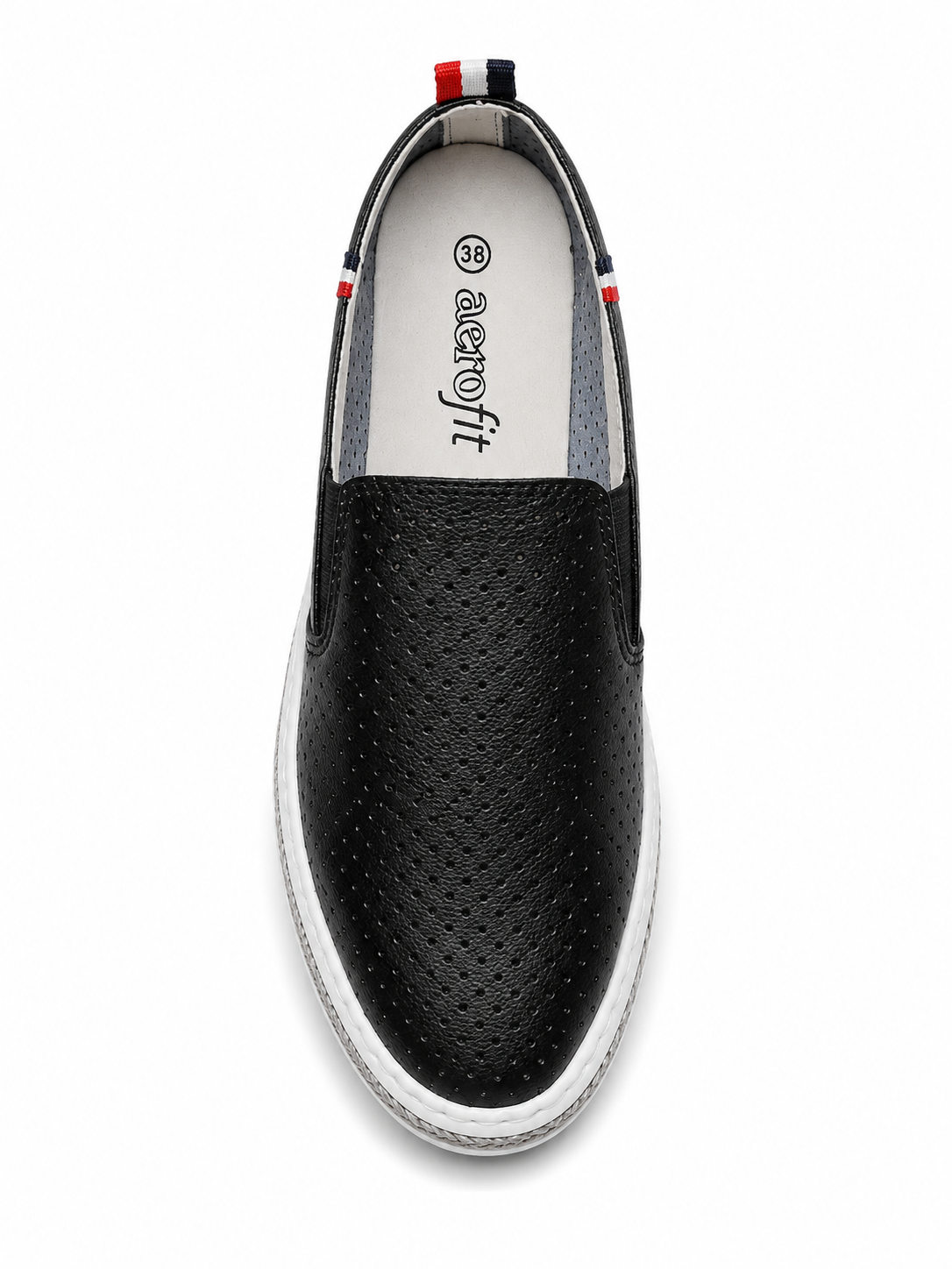 Aerofit Ladies Flat Shoes In Black