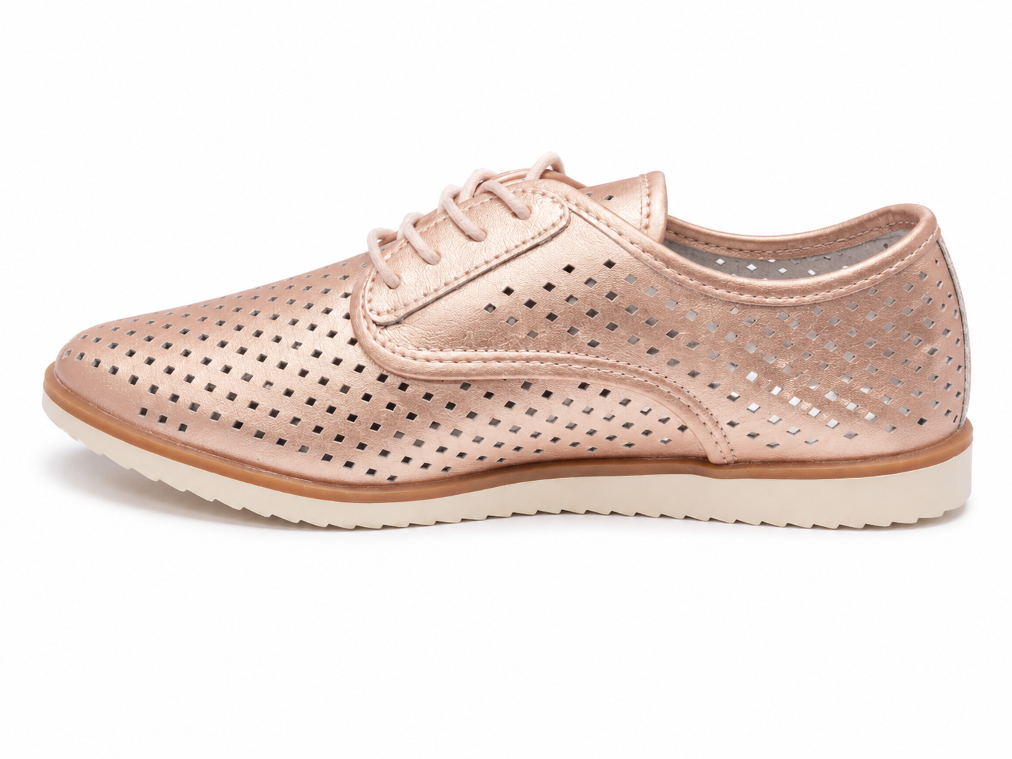 Aerofit Ladies Flat Shoes In Rose