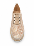 Aerofit Soft Ladies Shoes In Taupe Mutli