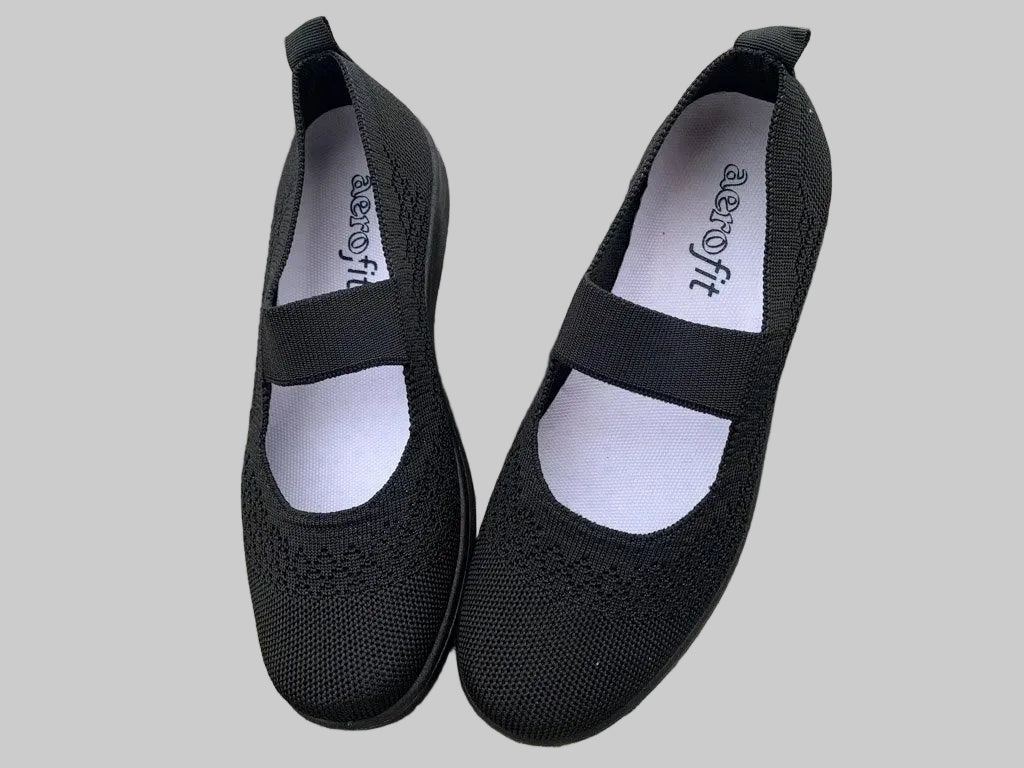 Aerofit Ladies Shoe Black