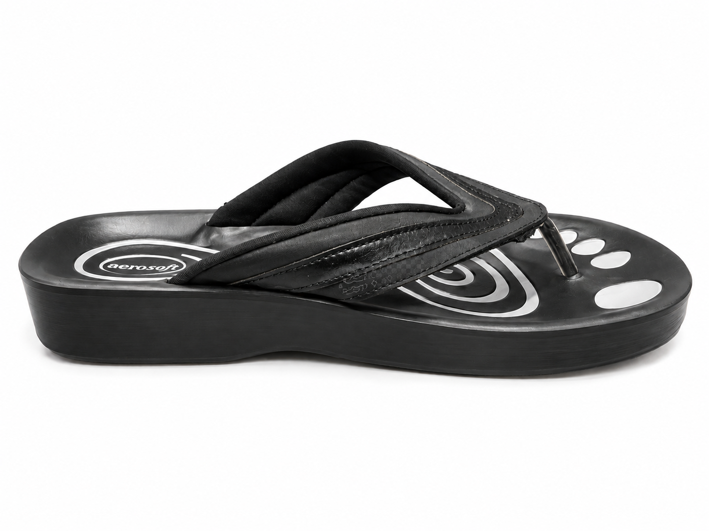 Aerosoft Ladies Slippers In Black