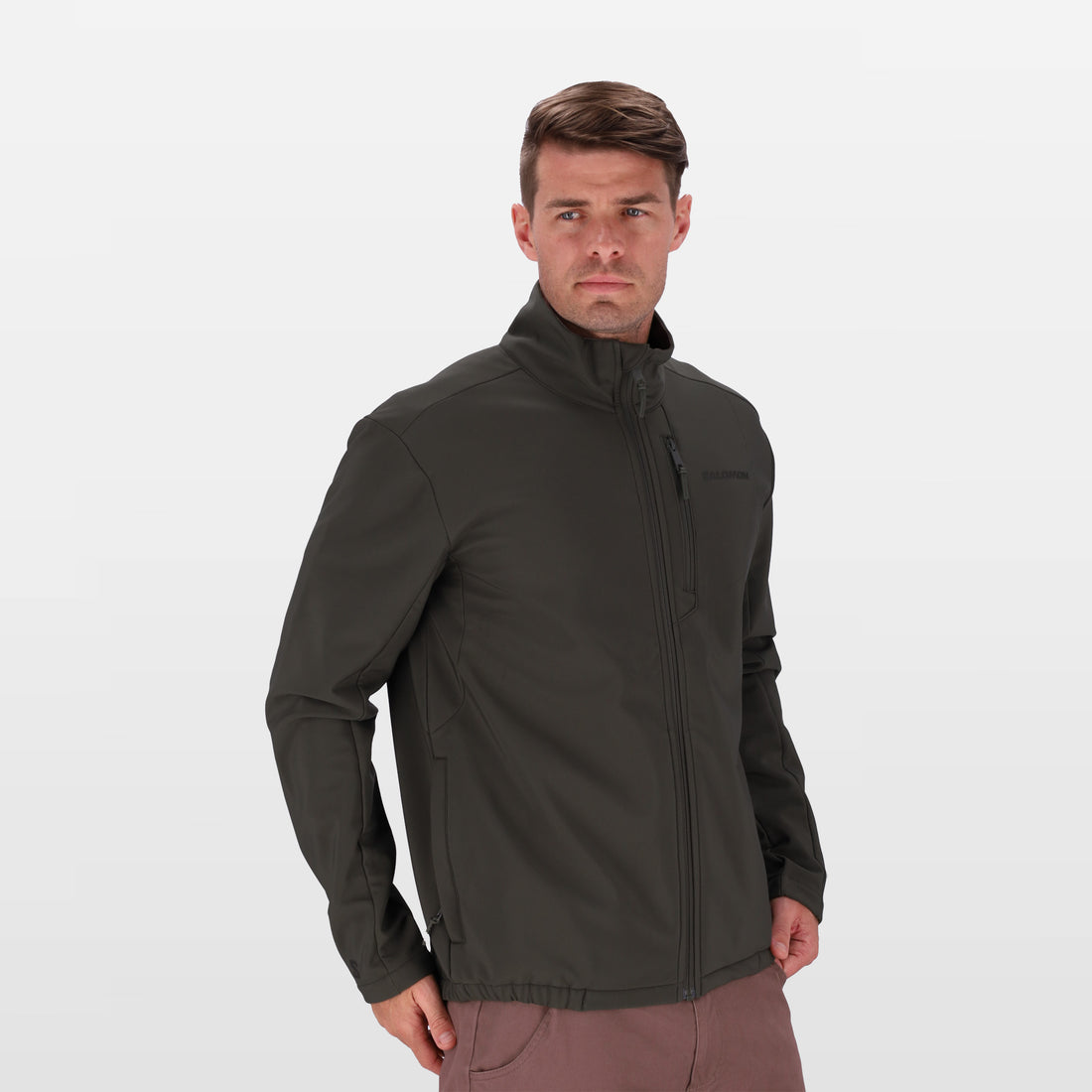 Salomon Mens Agility Softshell Jacket  Grape Leaf