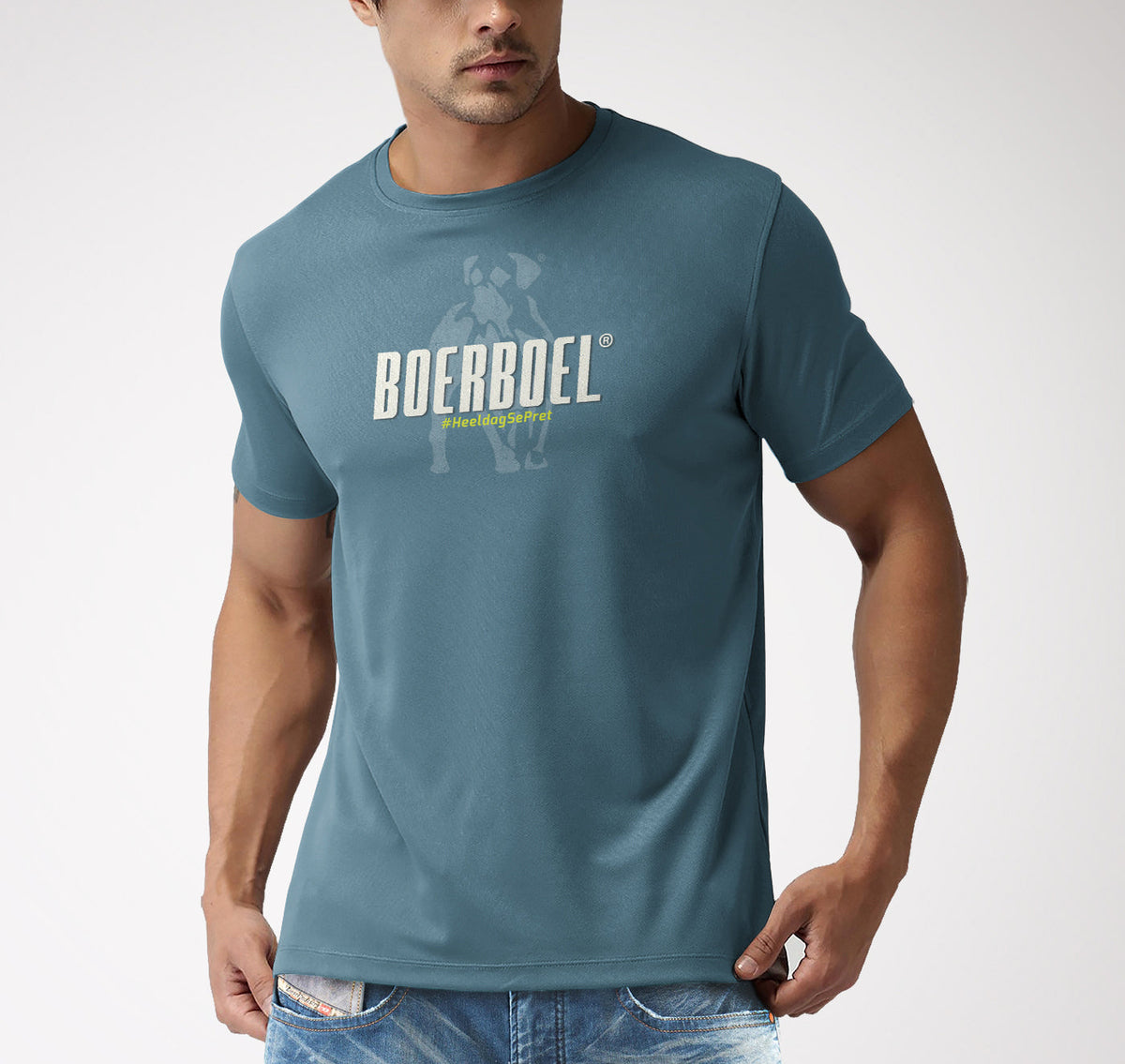 Boerboel Mtsapa Permium T Shirt Ap Air Force Blue Sedgars SA boerboel-mtsapa-permium-t-shirt-ap-air-force-blue-sedgars-sa