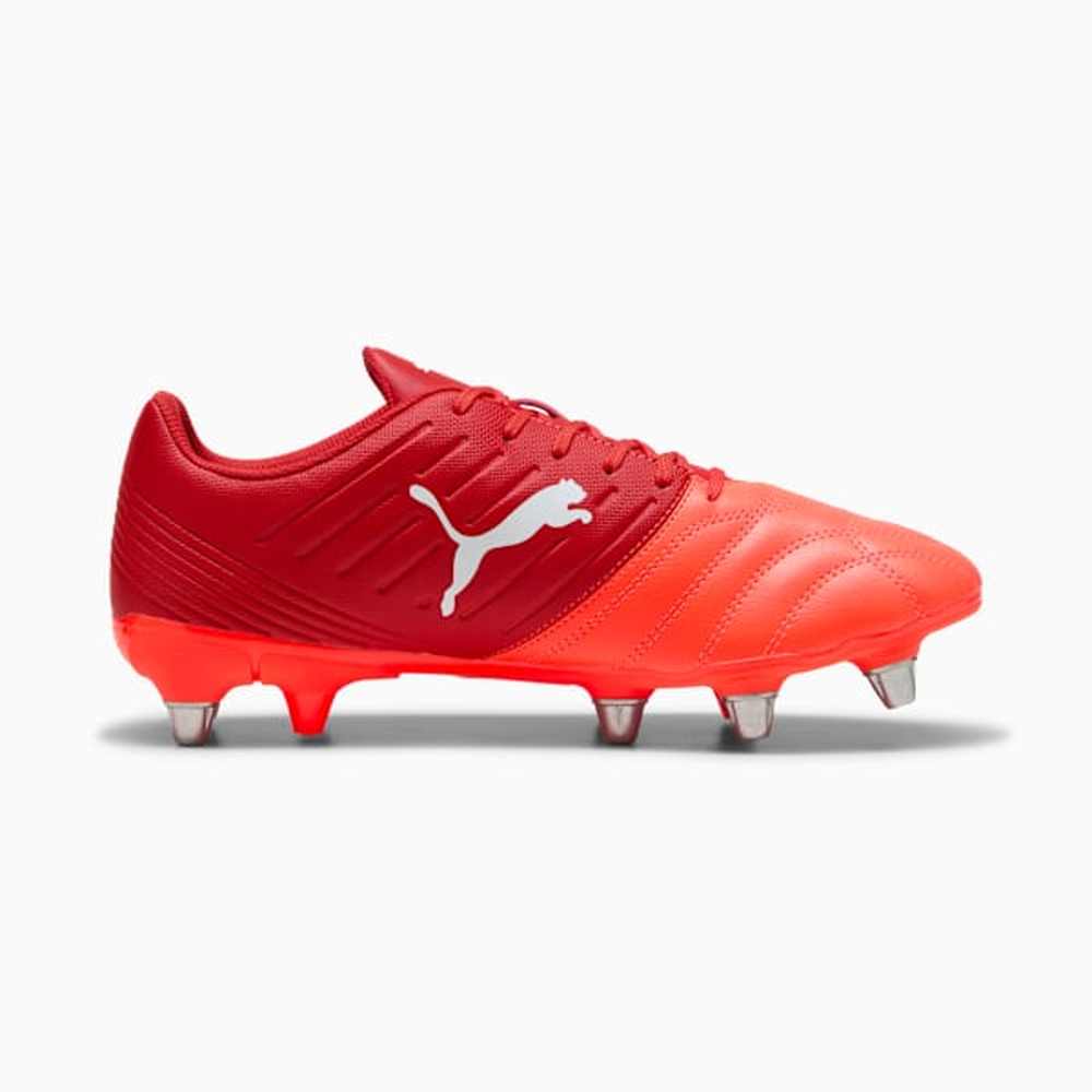 Puma Mens Avant Rugby Boots In Red/White/Orange