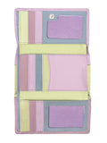 Cellini Diva Lotus Medium Multicard Purse In Purple/Green