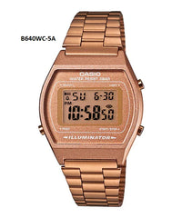 Casio Rose Gold Retro watch