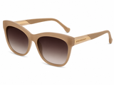 Balenciaga Cat Eye Sunglasses In Nude