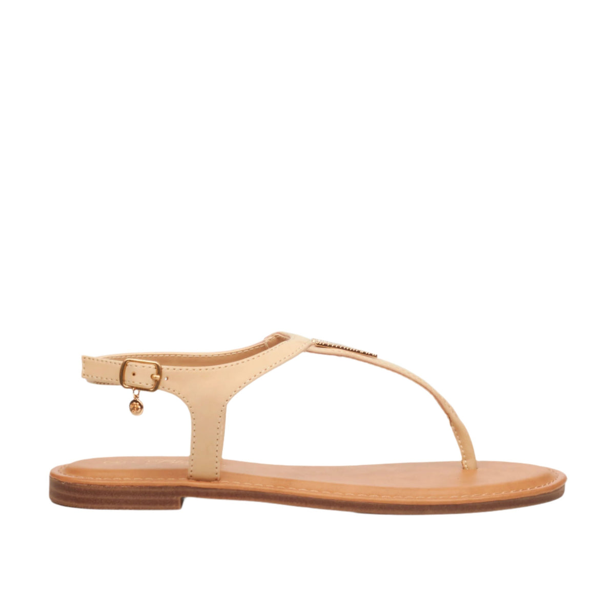 Miss Black Ladies Basil 3 Sandals Nude