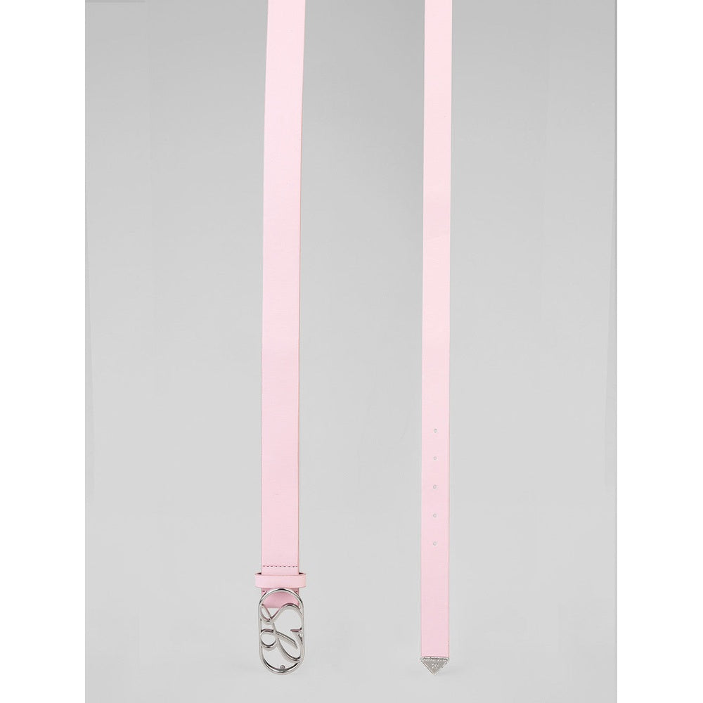 Sissy Boy Belt With SB Logo Hadwear Buckle In Pink