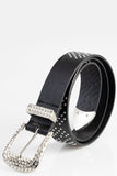 Sissy boy Womens Stud Type Belt In Black