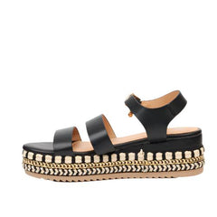 Miis Black Ladies Bekki 1 Sandals Black