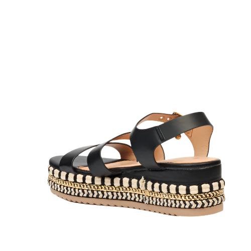 Miis Black Ladies Bekki 1 Sandals Black