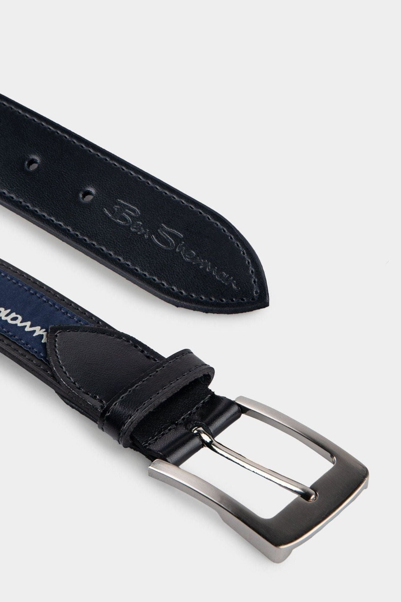 Ben Sherman Mens Belt In Black