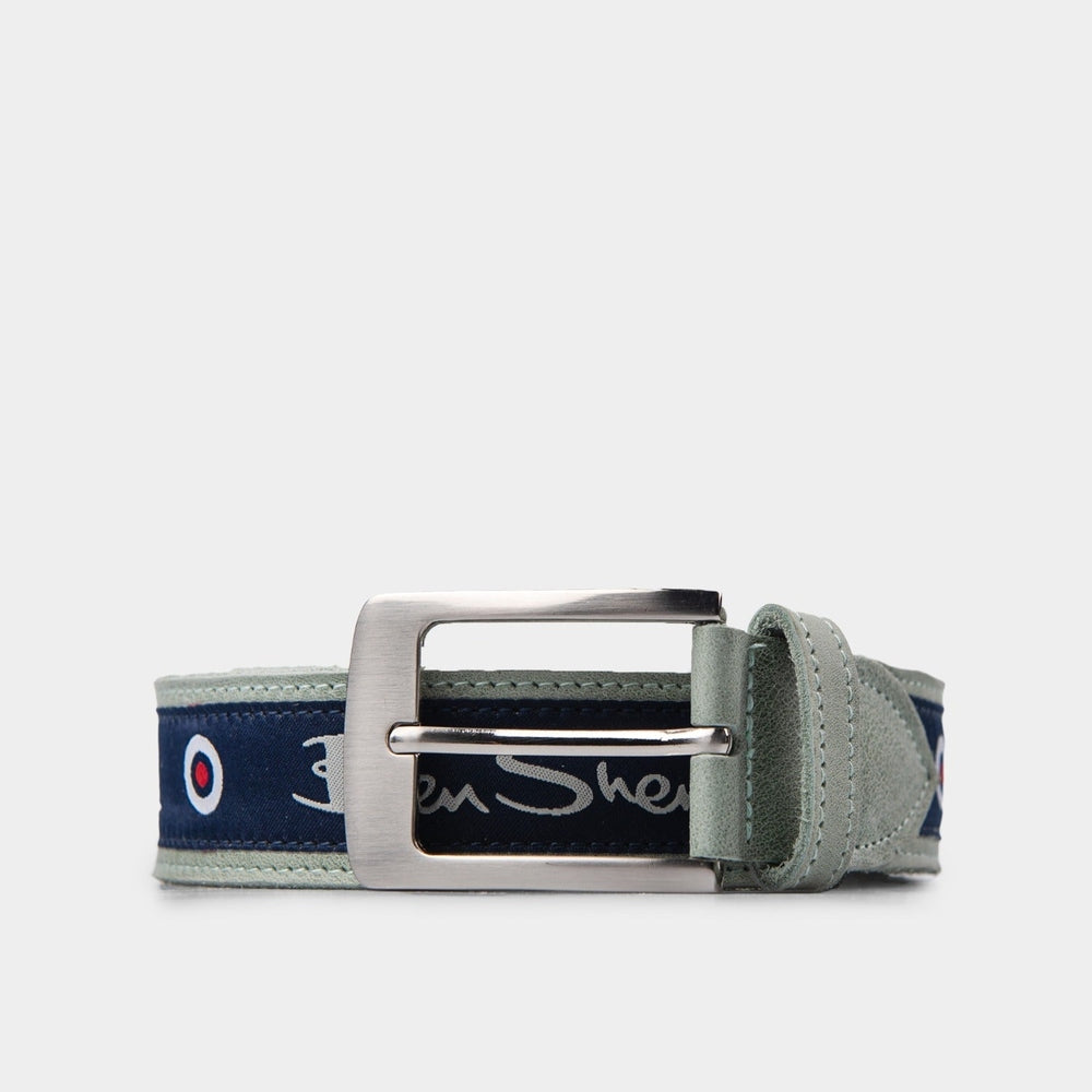 Ben Sherman Mens Casual Sport Belt In Grey