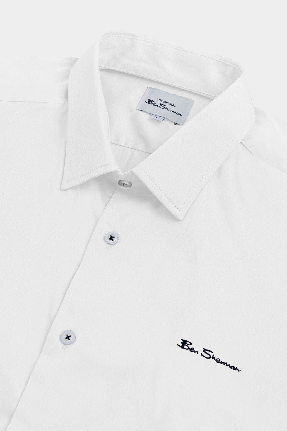 Ben Sherman Slim Ben Shirt In White