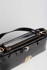 Sissyboy Ladies Black Structured Shoulder Bag