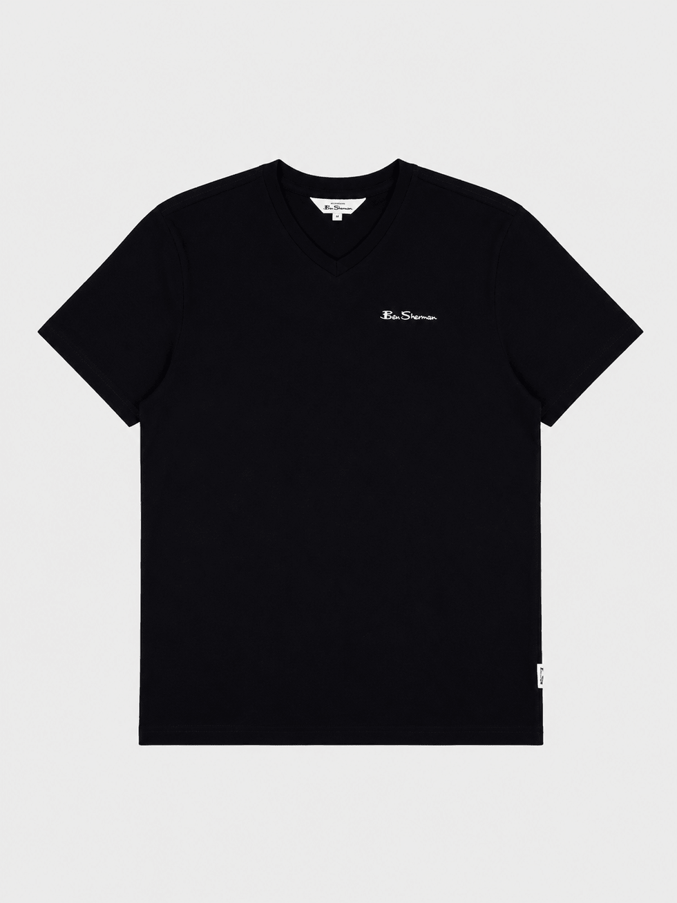Ben Sherman Mens Essential V-Neck T-Shirt In Black