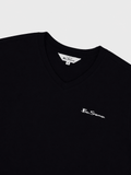 Ben Sherman Mens Essential V-Neck T-Shirt In Black