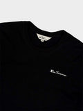 Ben Sherman Mens Essential Long Sleeve Crew T-Shirt In Black