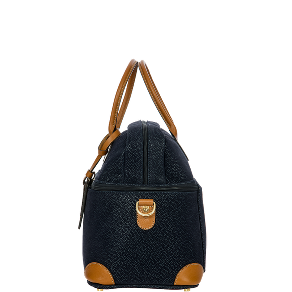 Brics Firenze Beauty Case In Black/Tan