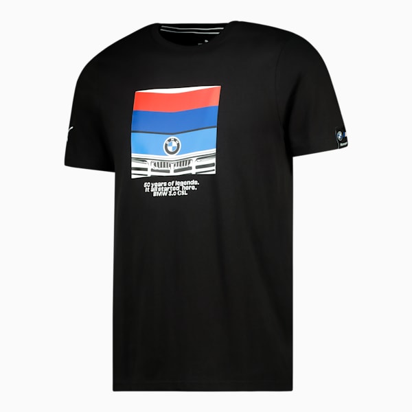 Puma Bmw Vintage Car  Black Tee