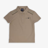 Soviet Boys Mcqueen Slinky Fashion Short Sleeves Golfer In Silver/Sage