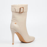 Miss Black Ladies Boss 20 Bone high heel ankle Boots