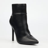 Miss Black Ladies Boss 28 Heel Boot In Black