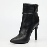 Miss Black Ladies Boss 28 Heel Boot In Black