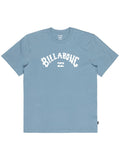 Billabong Mens Arch Wave Short Sleeves T-Shirt In Blue