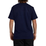 Billabong Mens Arch Wave Short Sleeves T-Shirt In Navy