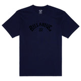 Billabong Mens Arch Wave Short Sleeves T-Shirt In Navy