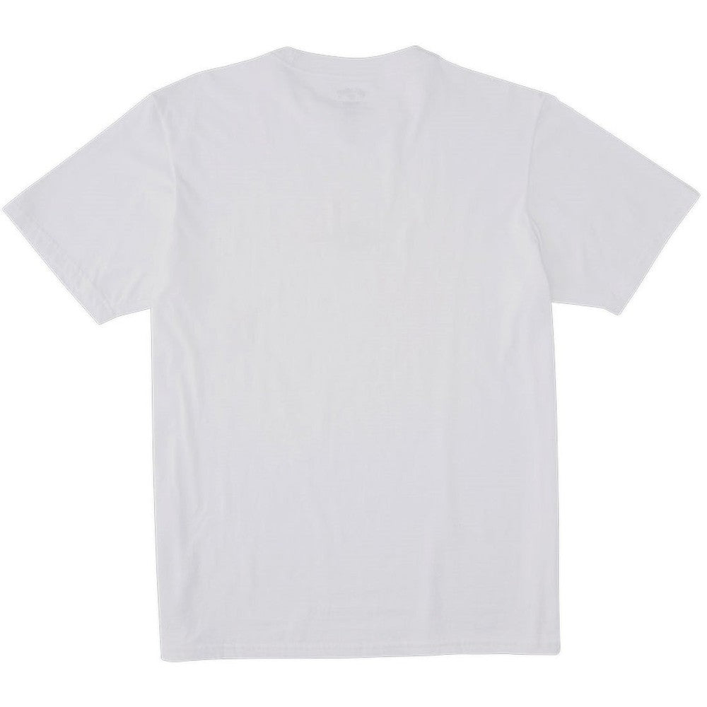 Billabong Mens Arch Wave Short Sleeves T-Shirt In White
