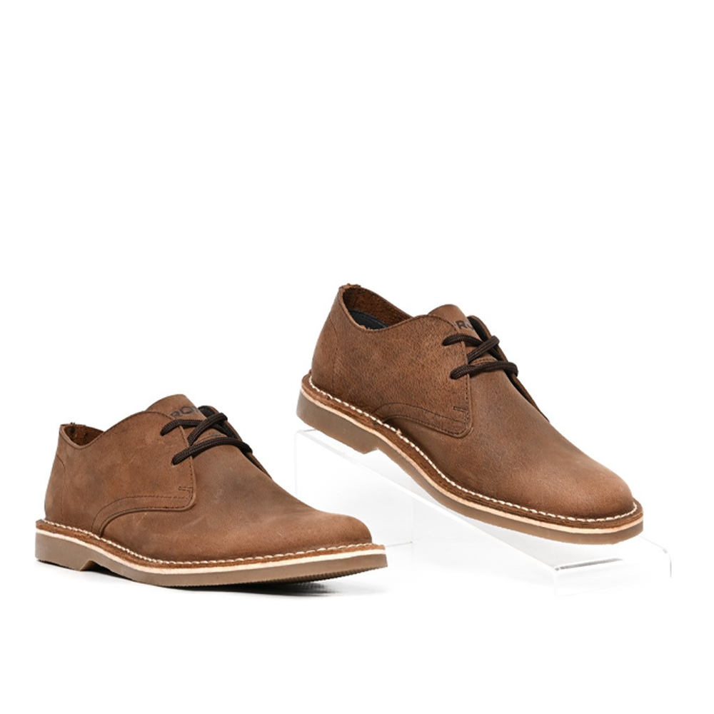 Bronx Mens Hendrix Shoes In Dark Tan