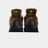 Ben Sherman Mens Henry Leather Sneakers In Olive