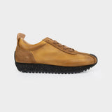 Ben Sherman Mens Henry Leather Sneakers In Mustard