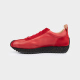 Ben Sherman Mens Henry Leather Sneakers In Red