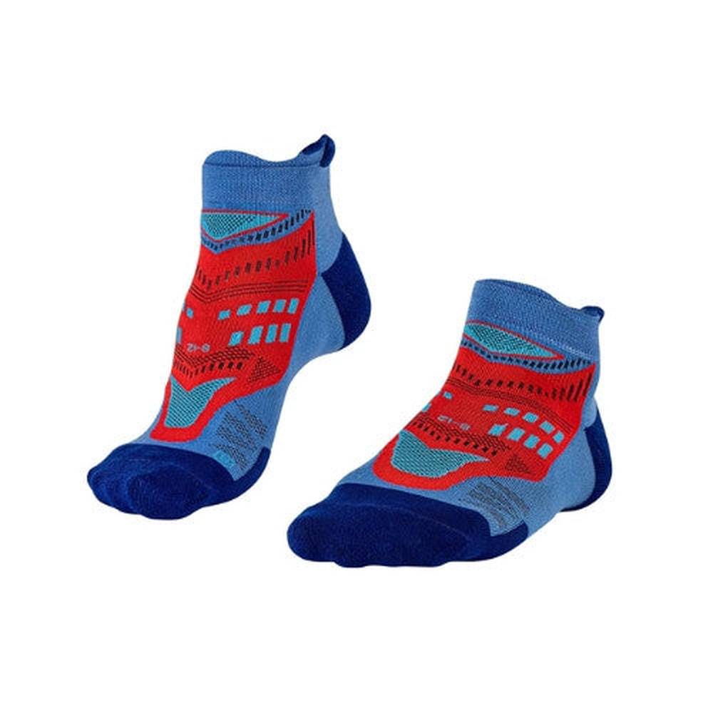Falke Mens Ultralight Hidden Anklet Socks In French Blue/Red