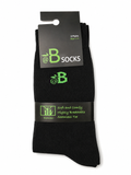 Bamboo Mens 2 Pack Sock Set In Black/Navy