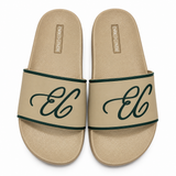 Enrico Coveri Mens Slides In Bone
