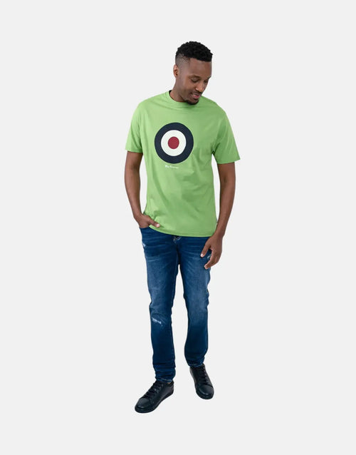 Ben Sherman Mens Green Target T-Shirt