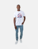 Ben Sherman Mens Target Turn Up Slim Fit Light Blue Jeans