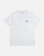 Ben Sherman Ecn003 Entry Tar Print Crew Neck White