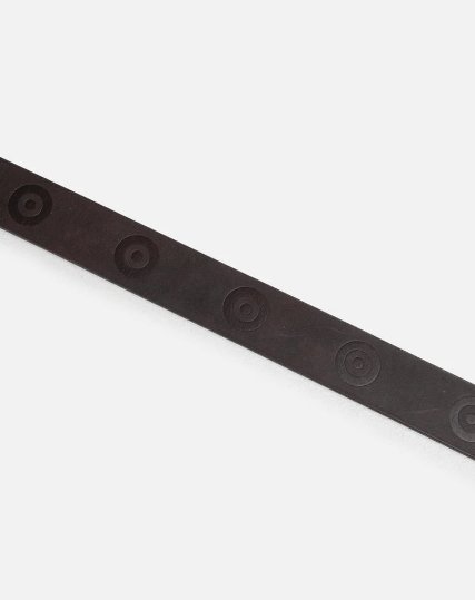 Ben Sherman Target Emboss Leather Belt In Brown