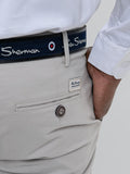 Ben Sherman Mens Straight Fit Chinos In Sustained Grey