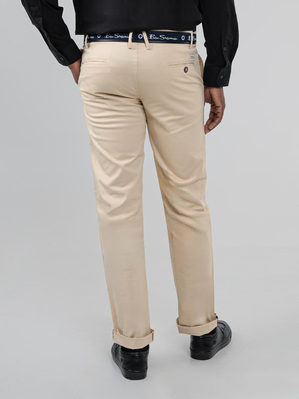 Ben Sherman Mens Straight Fit Chinos In New Wheat