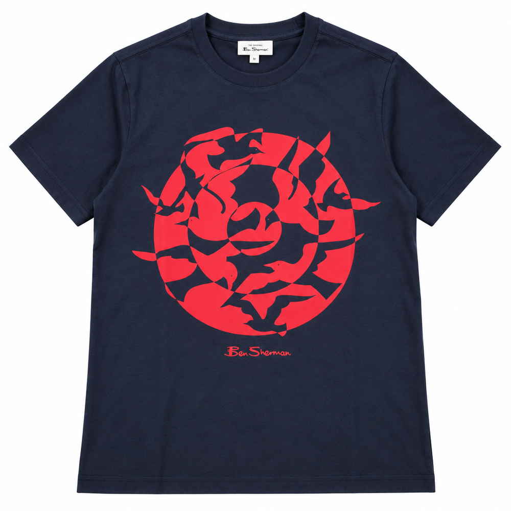 Ben Sherman Seagull T-Shirt In Navy