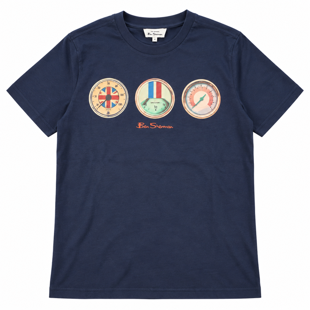 Ben Sherman Speed T-Shirt In Navy