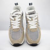 Bikkembergs 19125 Mens Shoe Suede Ivory