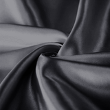 Cotton Co Satin Pillow Cases In Black